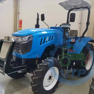 60hp मिनी फार्म ट्रैक्टर कृषि उपकरण 9.5-24/650-16